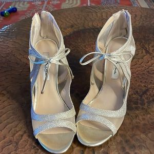 Nina gold high heels
